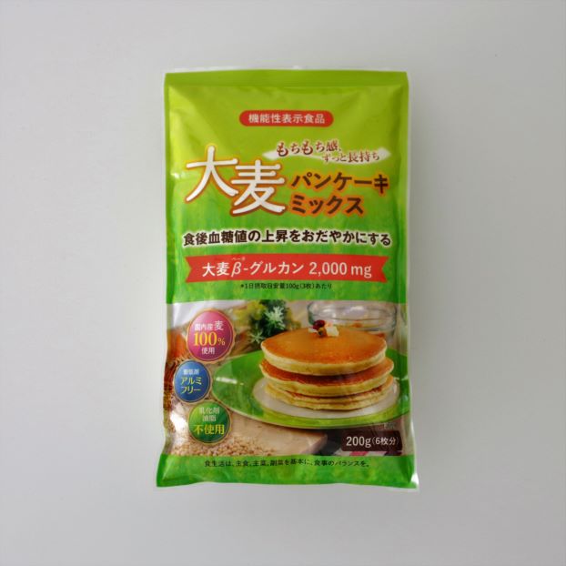 春日水神市場 大麦パンケーキミックス 機能性表示食品 香川県